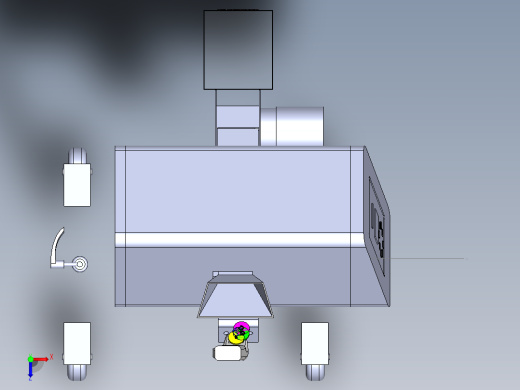 A2004001-制药金属探测器，胶囊金属探测器，片剂金属探测器俯视缩略图
