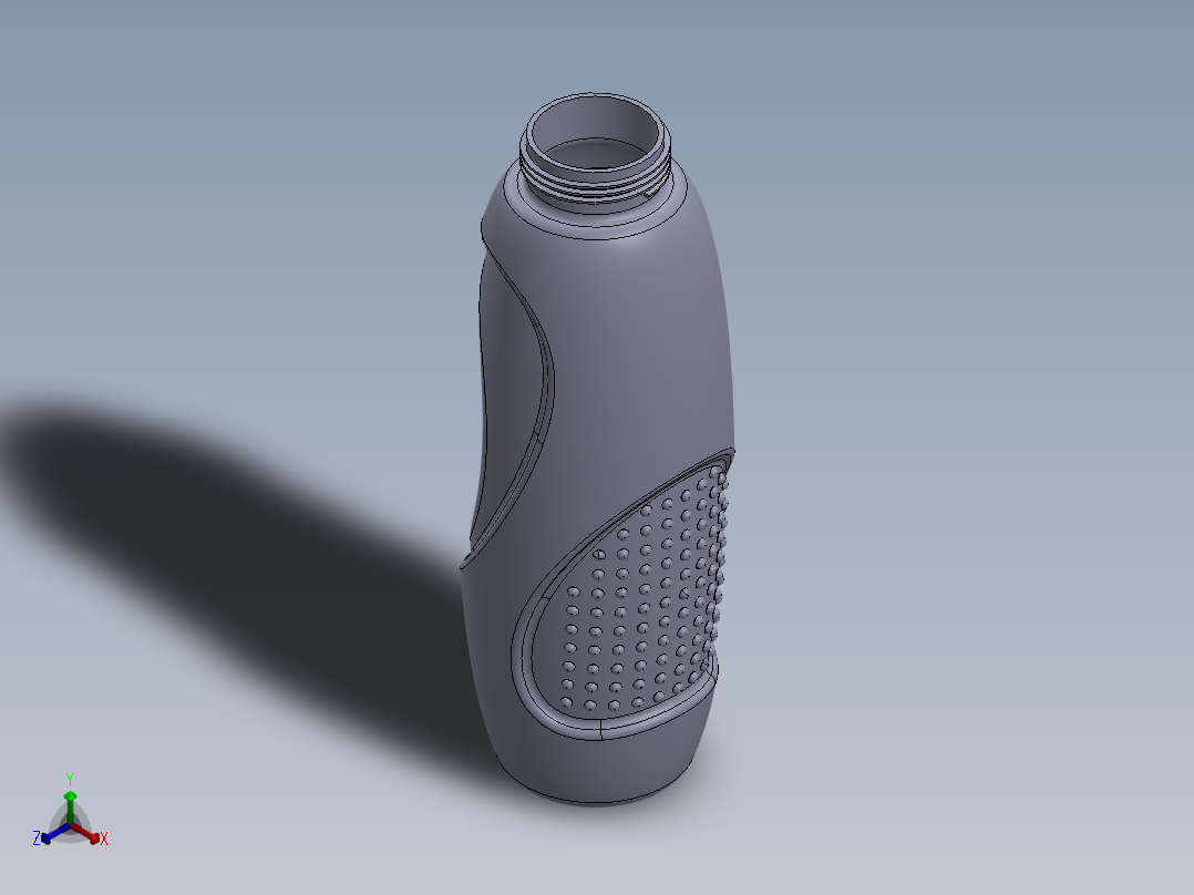 瓶子、罐子、桶(99)正等轴测图