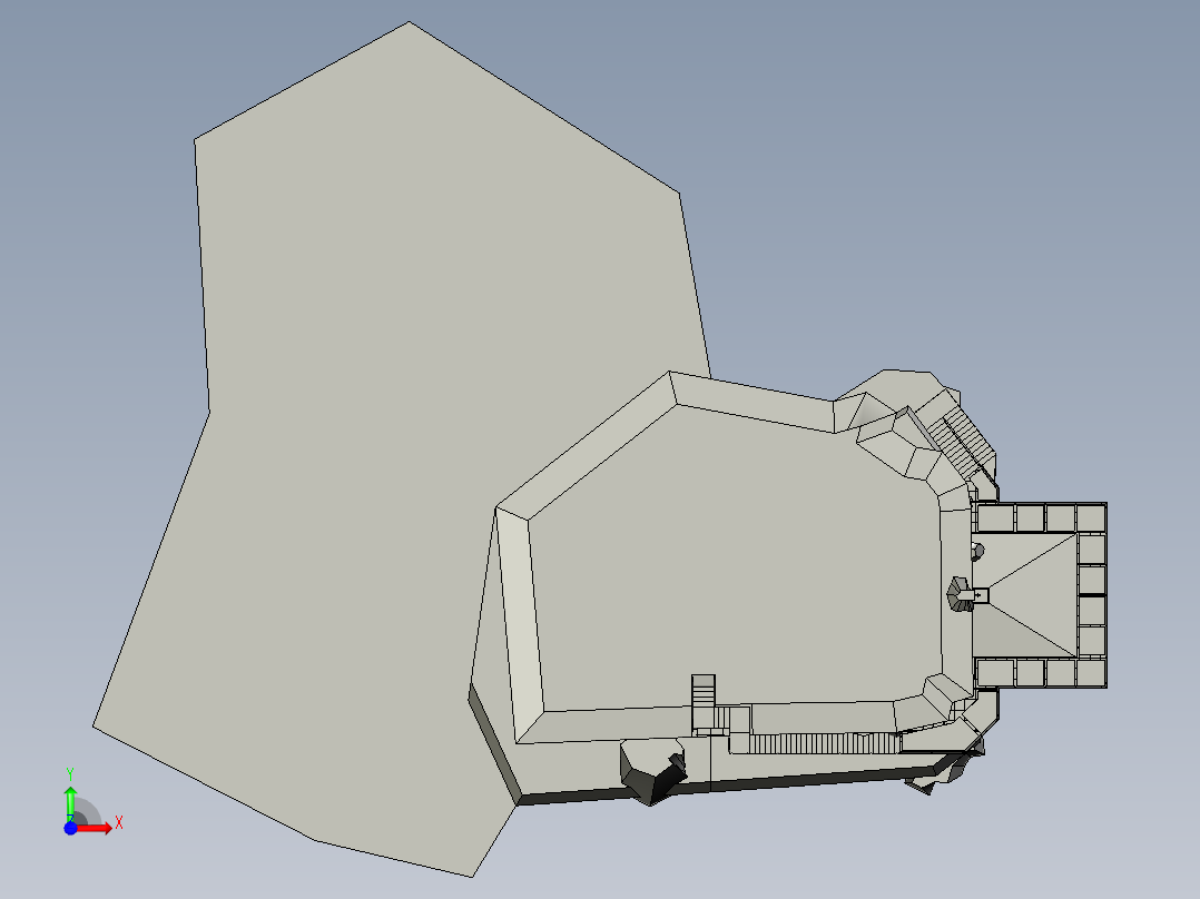 房子、建筑(55)前视图