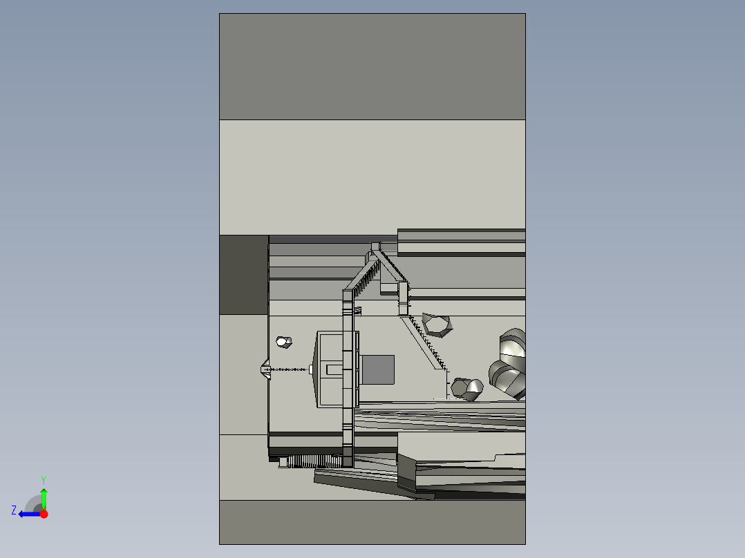 房子、建筑(55)右视图
