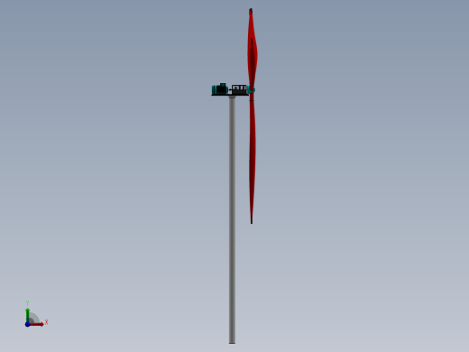 齿轮箱驱动风力涡轮机  sw23前视缩略图