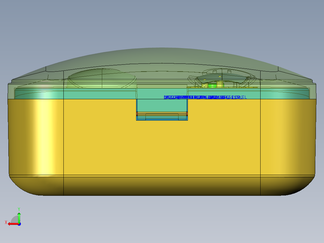 TWS蓝牙耳机结构设计图--1059322-40后视图