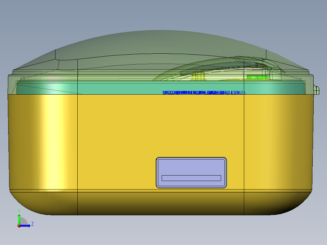 TWS蓝牙耳机结构设计图--1059322-40左视图