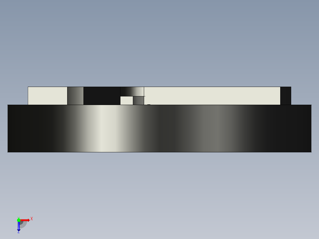圆形cpu风扇11俯视图