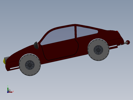 3D 模型汽前视缩略图