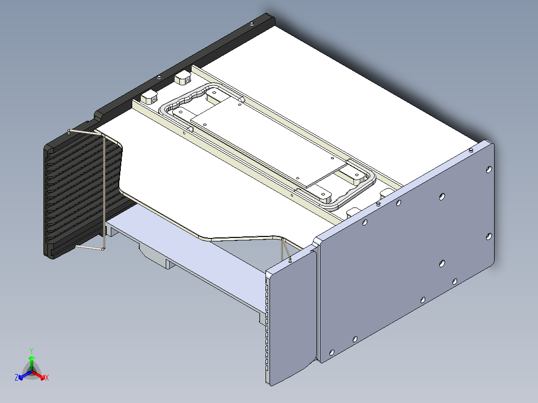 12寸提篮Cassette正等轴测图