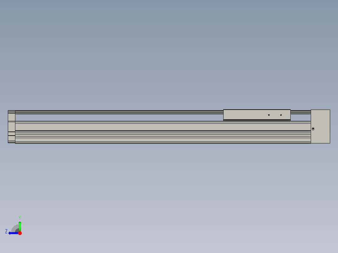 日规半密螺杆式滑台DS-100-P20-S650-2P-IL-LM-M-400W-S3(配松下传感器)德川技研-1111右视图