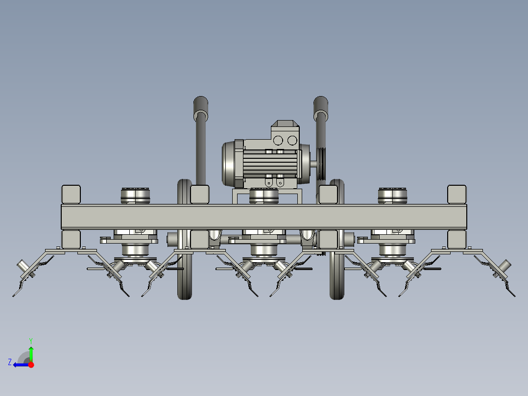 大功率开荒多功能割草机右视图