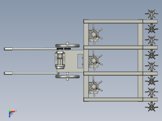 大功率开荒多功能割草机俯视缩略图