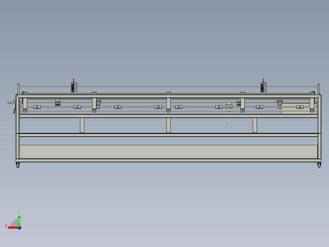 管材自动画线机后视图