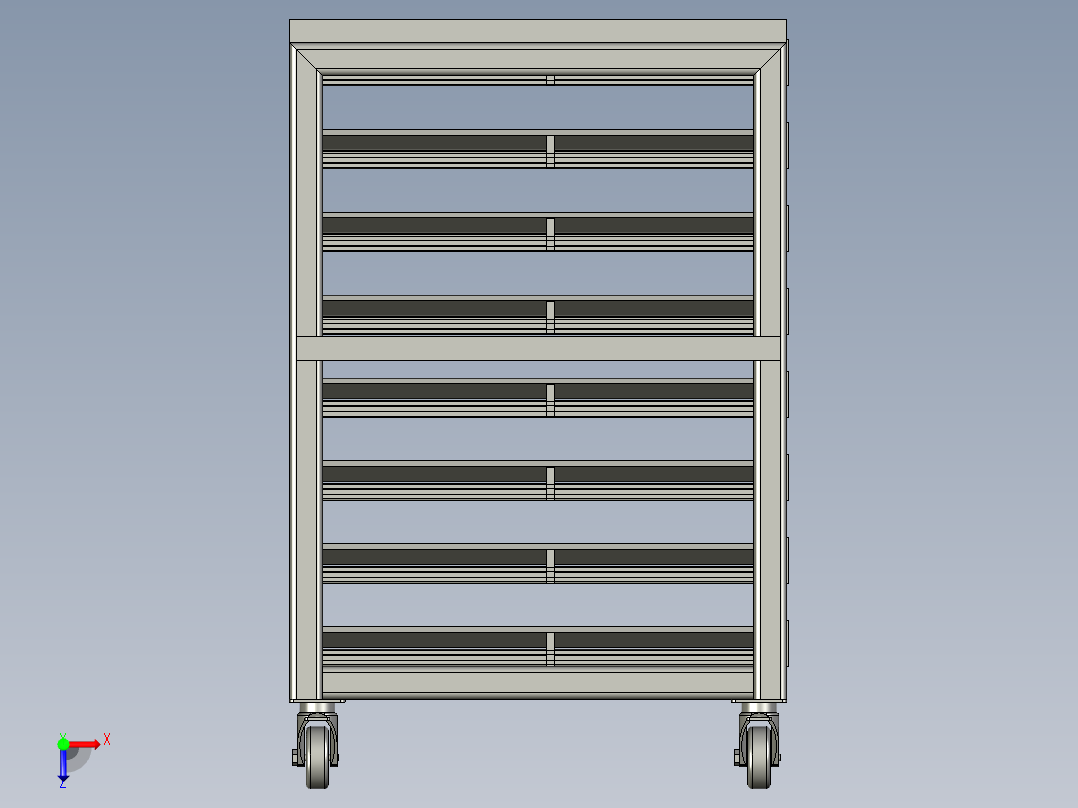 活动小车-OR01俯视图