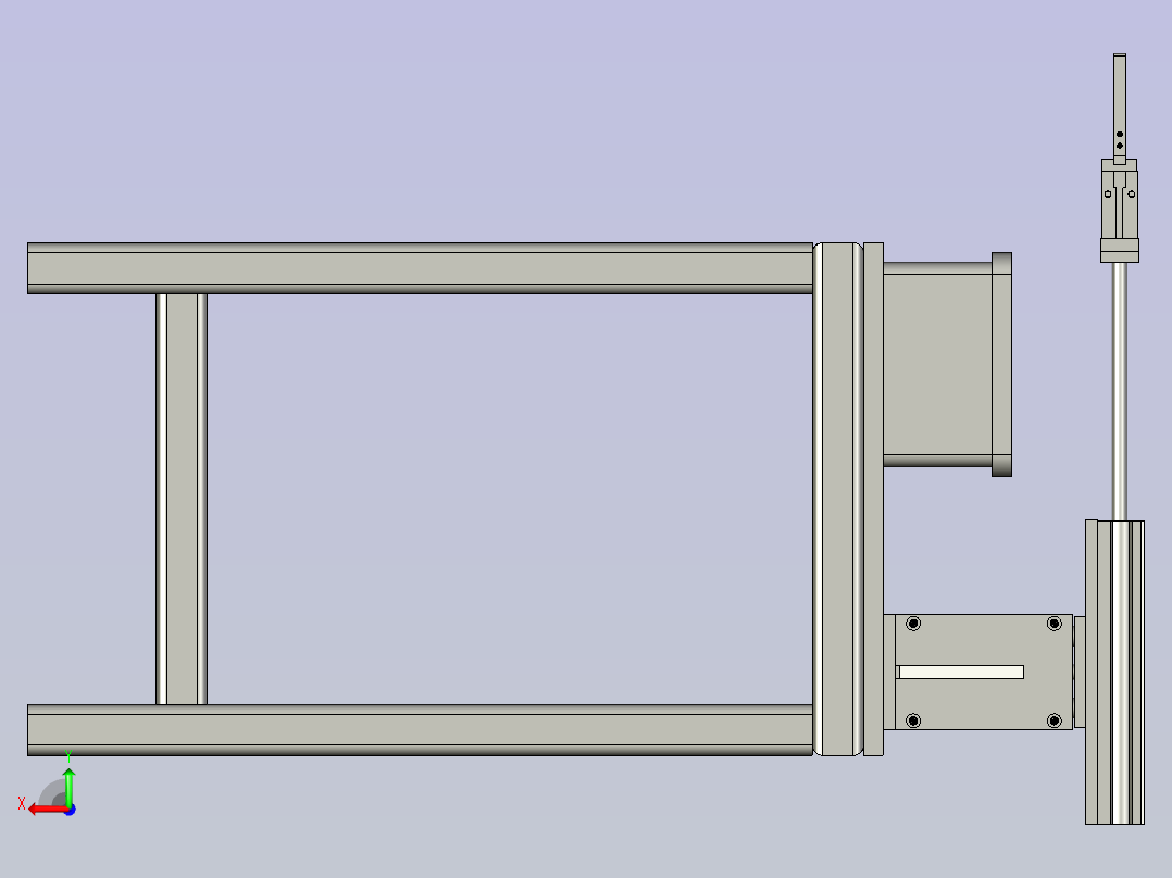 分拣机构3后视图