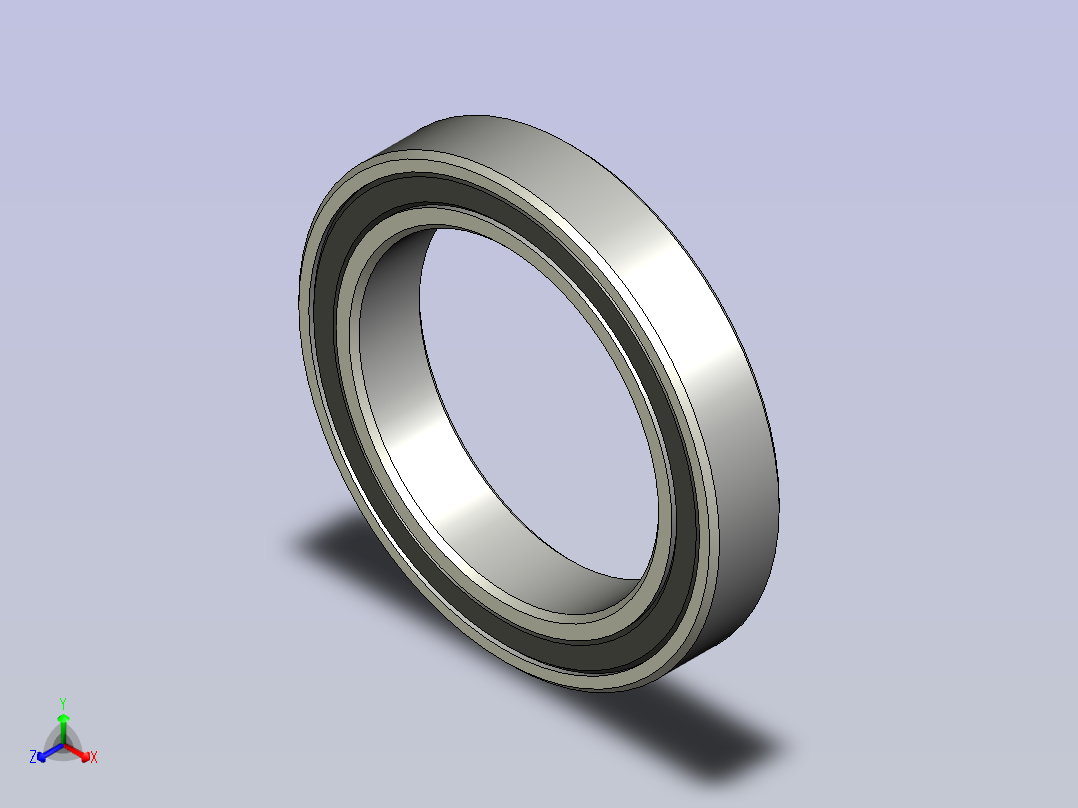 6806RS轴承正等轴测图