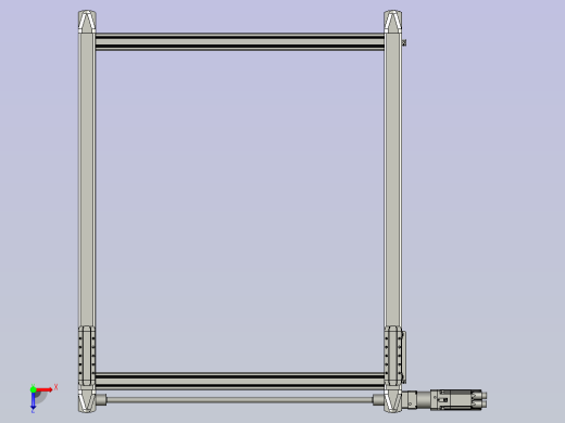 框型跨度双轨模组俯视缩略图