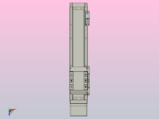 滚珠丝杠直线轴内置导轨TPA-GCR-65-1610C-L200-MP-M40-N3俯视缩略图
