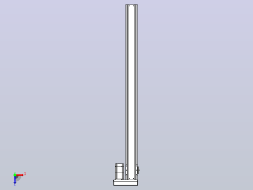 日规模组半封闭丝杆TPA-HNR-85S-1610C-L1100-ML-Y-P20-N3俯视缩略图