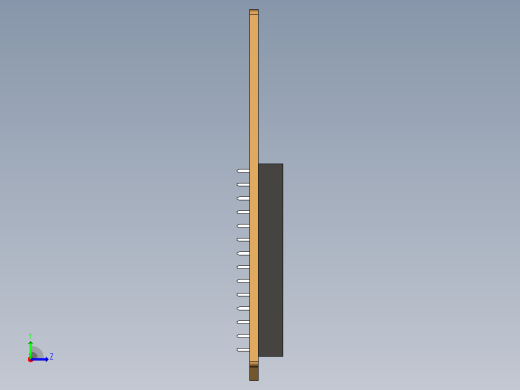插座Arduino PCB visualisation左视缩略图