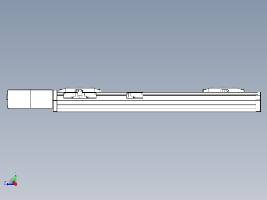 皮带直线轴双滑块型TPA-GCBS-80-P60-L150-QR-M20-N3右视缩略图