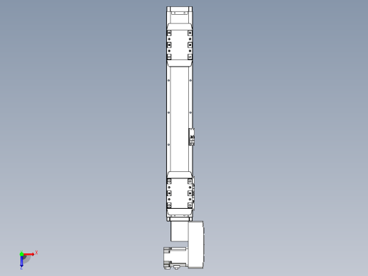 皮带直线轴双滑块型TPA-GCBS-80-P60-L150-QR-M20-N3俯视缩略图