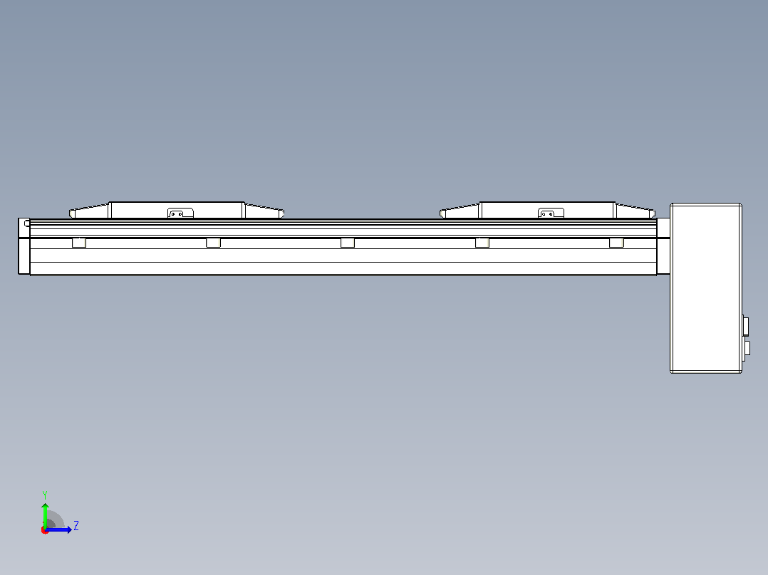 皮带直线轴双滑块型TPA-GCBS-150-P80-L75-LP-M75-N3左视图
