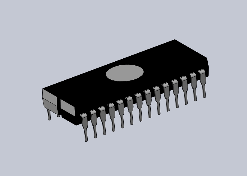 电子器件DIP 28 IC with 0_350in Window