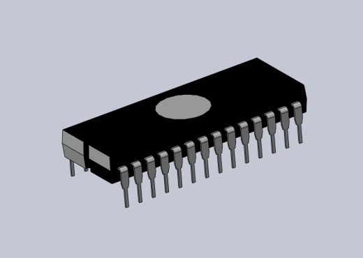 电子器件DIP 28 IC with 0_350in Window缩略图