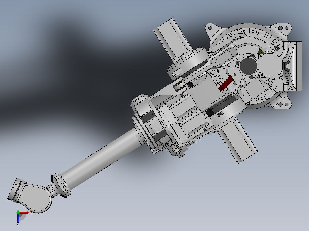 柯马机器人SMART-5 NJ-220-2.7俯视图