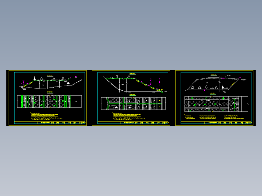 弃土场水土保持措施水利设计图纸CAD图纸