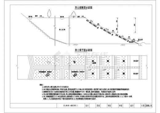 弃土场水土保持措施水利设计图纸CAD图纸缩略图