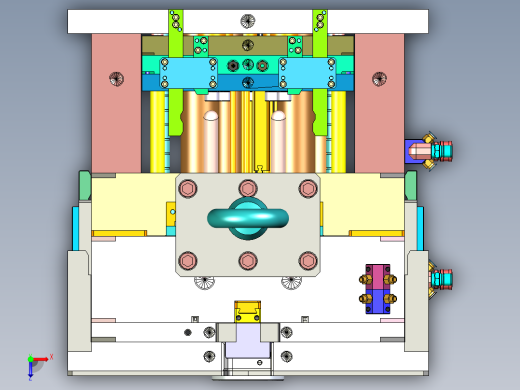 汽车某零部件大型模具俯视缩略图