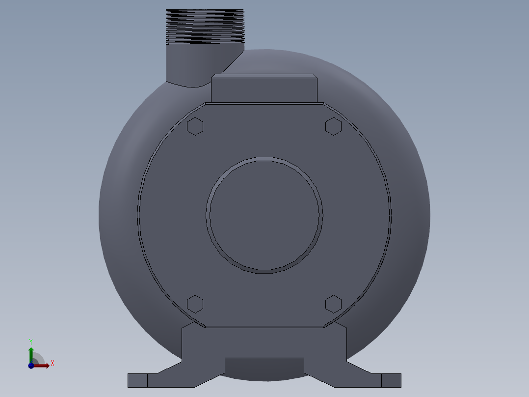 XBD型消防泵前视图
