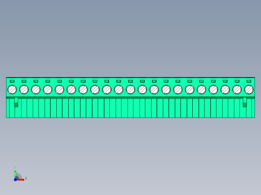 DEGSON 2EDG 系列 5.08mm 可插拔接线端子组-2EDGK-5.08-21P-14-00AH前视缩略图
