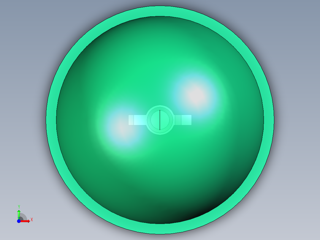 LED_Round_Green3_D10.0mm前视图