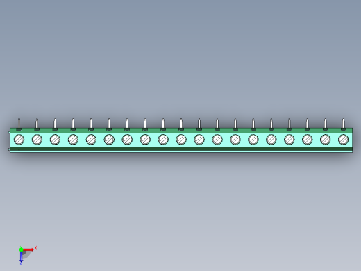 DEGSON DG128 系列 5.07.5mm 接线端子-DG128R-7.5-19P-14-00AH俯视缩略图