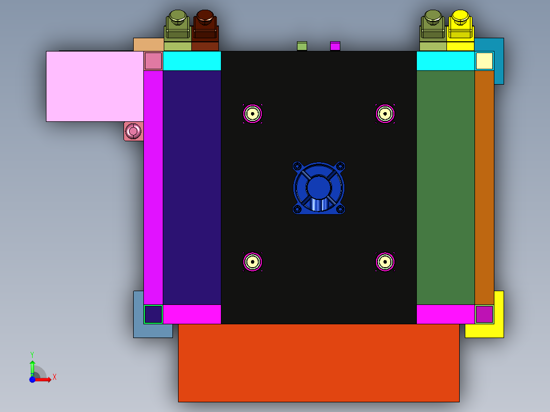 微流空气泄漏试验机前视图