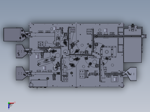 汽车油封工件组装机俯视缩略图