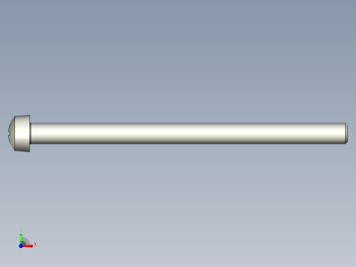 Cross_recessed_head-M4-60-30-4-7-3.5.stp螺钉-前视缩略图