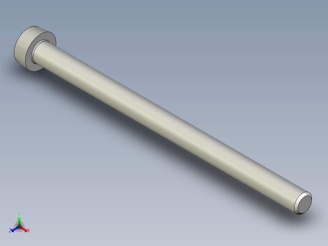 Cross_recessed_head-M4-60-30-4-7-3.5.stp螺钉-正等轴测图