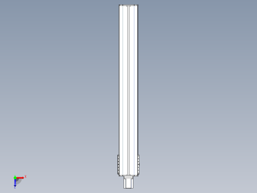 东锦丝杆传动-直线滑台模组DH270-C-L10-S2000-BC-T1000W-C3俯视缩略图