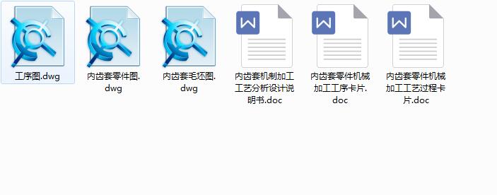 Q081-内齿套机械加工工艺及手动编程设计