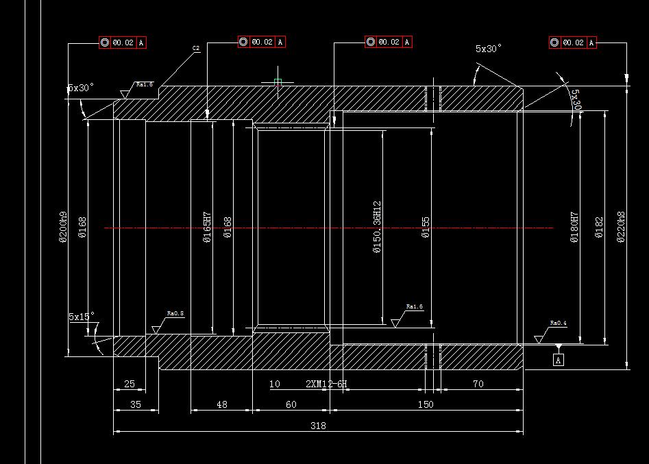 Q081-内齿套机械加工工艺及手动编程设计