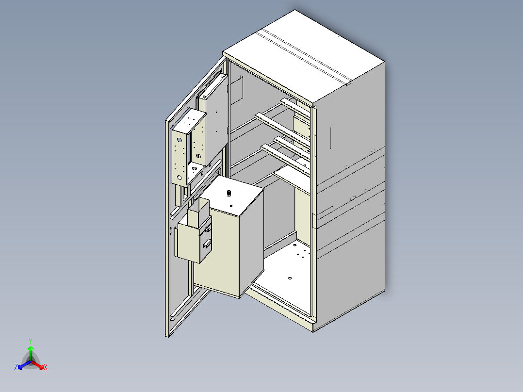 社区直饮水机三维模型