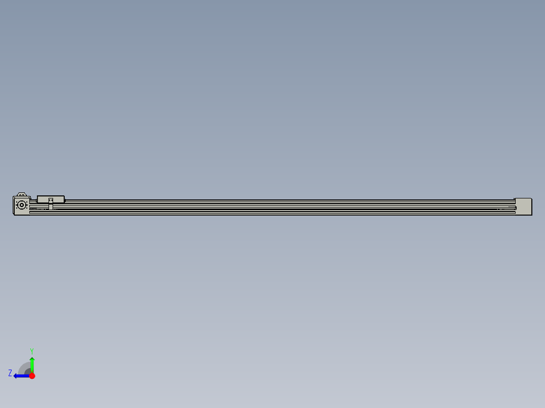 威洛博直线电机模组EB4-L80-S1450-R-57-MS3右视图