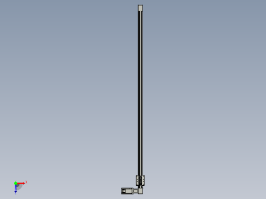 威洛博直线电机模组EB4-L80-S1450-R-57-MS3俯视缩略图