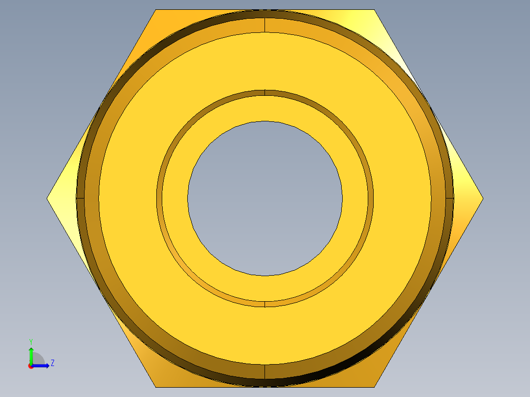 扩口式工业通用硬管接头Male Connector 48F-6-6左视图
