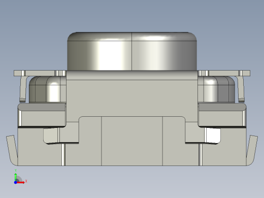 16毫米方形薄型SMD轻触开关前视缩略图