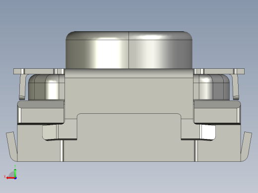 16毫米方形薄型SMD轻触开关后视缩略图