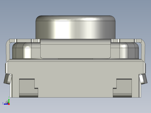 16毫米方形薄型SMD轻触开关右视缩略图