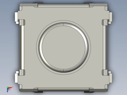 16毫米方形薄型SMD轻触开关俯视缩略图