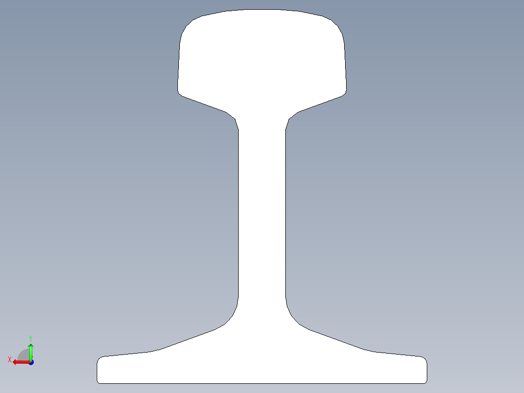 铁路剖面图后视图